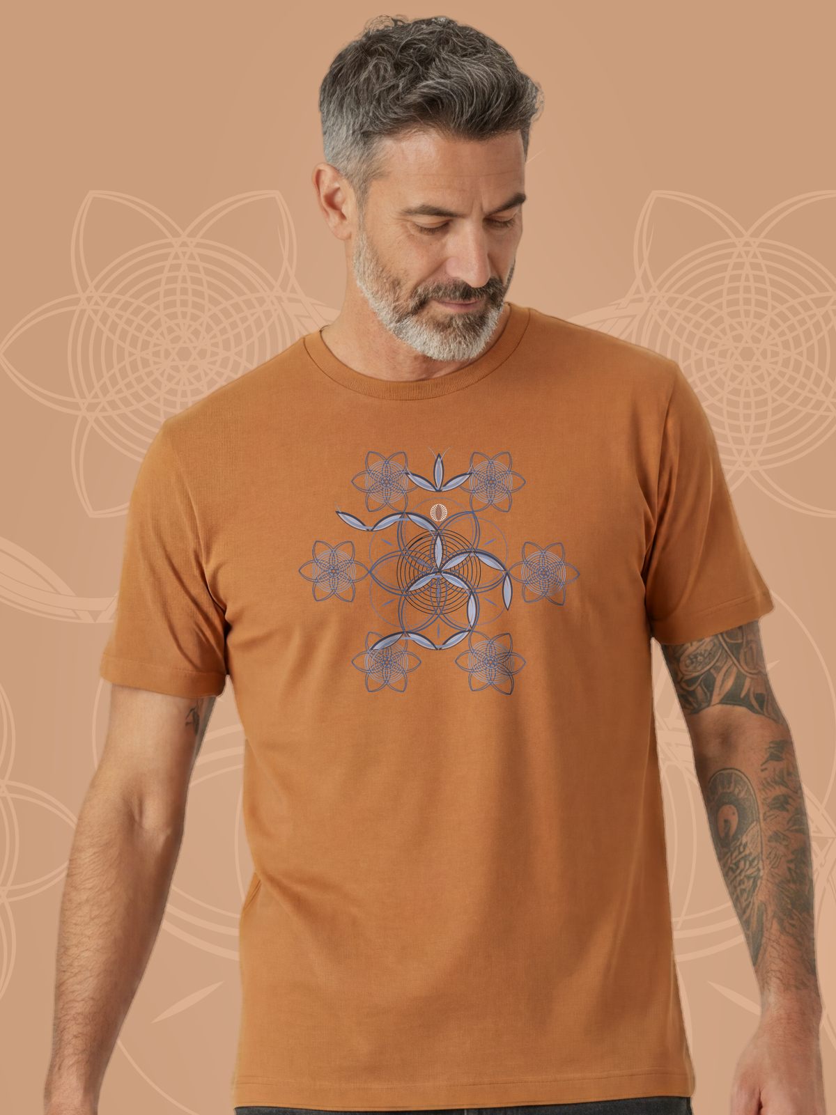 Flower of Life OM — Toast — man bust