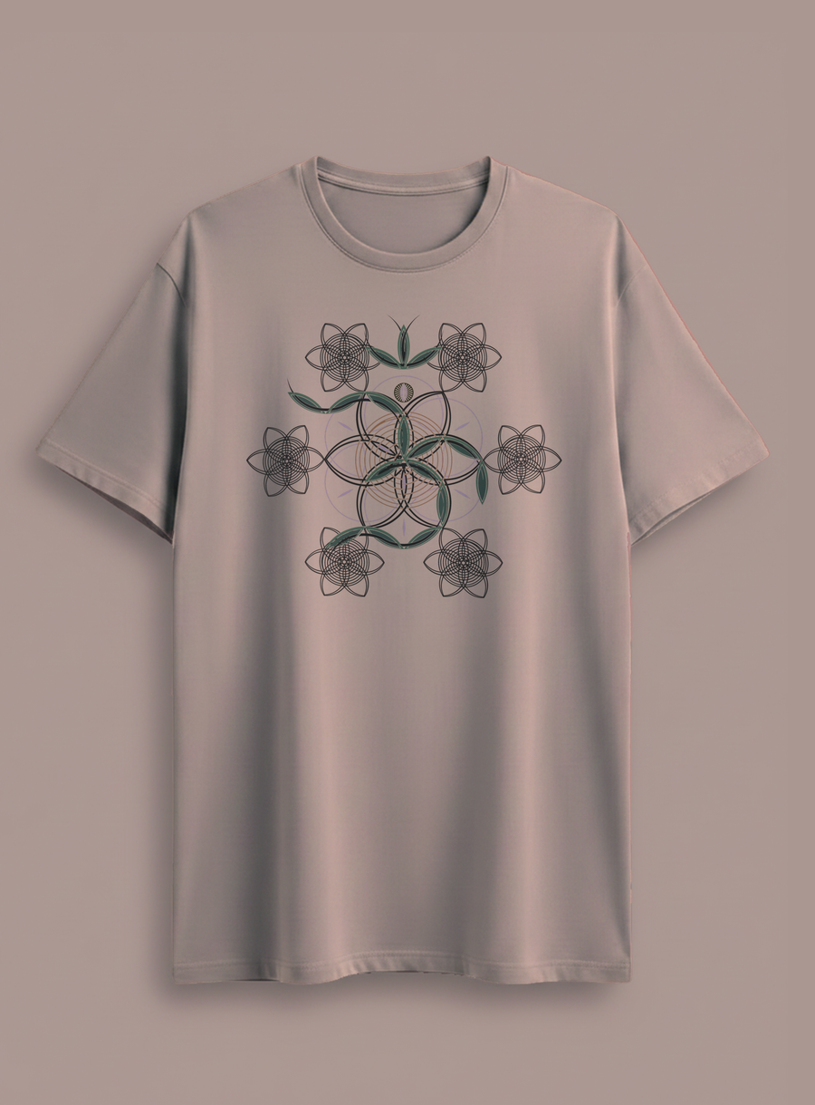 Flower of Life OM — Pebble — flat