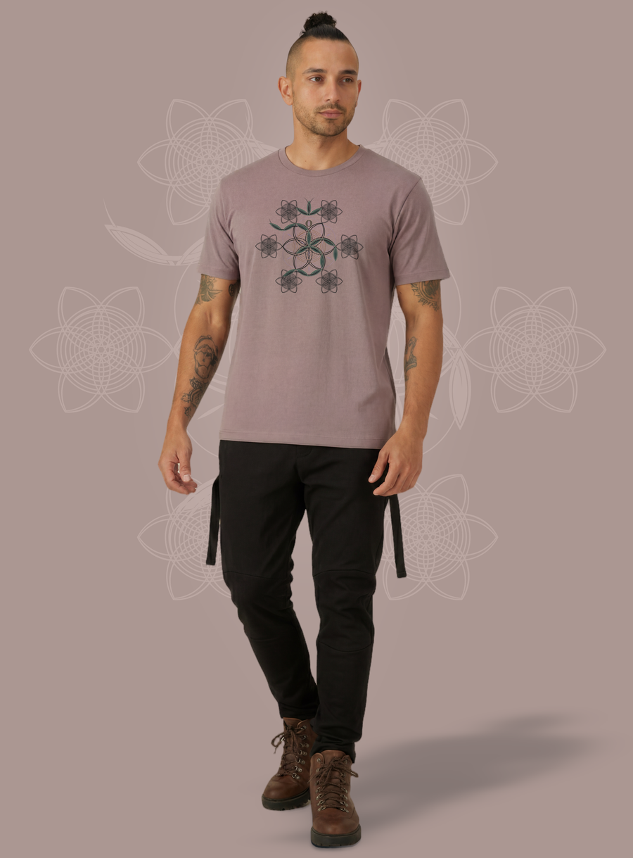 Flower of Life OM — Pebble — man full