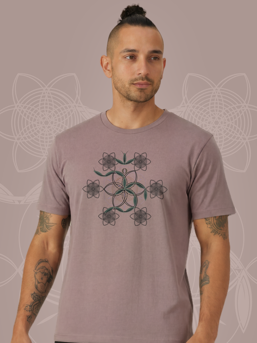 Flower of Life OM — Pebble — man bust