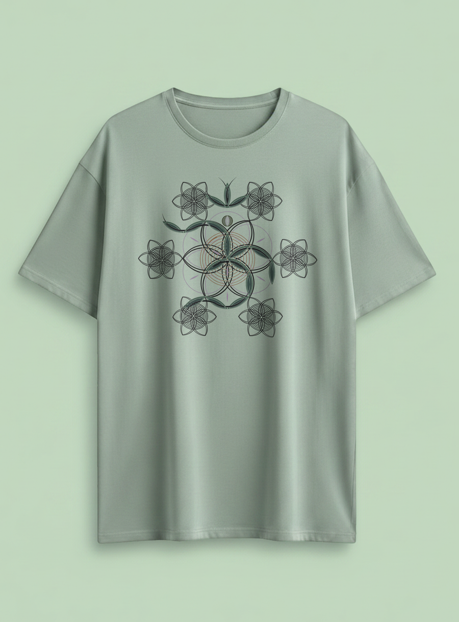 Flower of Life OM — Sage — flat