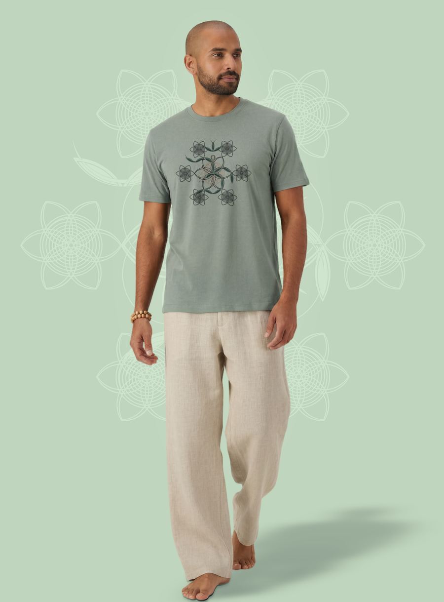 Flower of Life OM — Sage — man full
