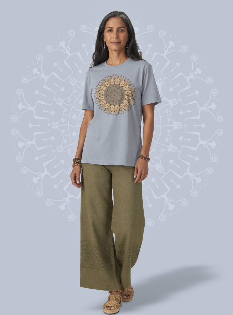 Shrooms Hora — Light Blue — woman full