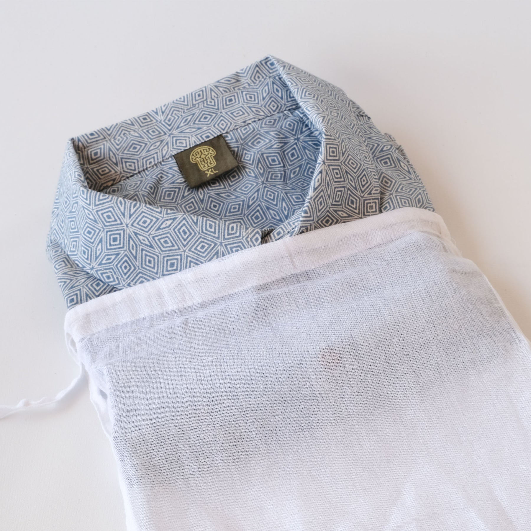 penrose cubes Half Sleeve Button Up Shirt - symbolika