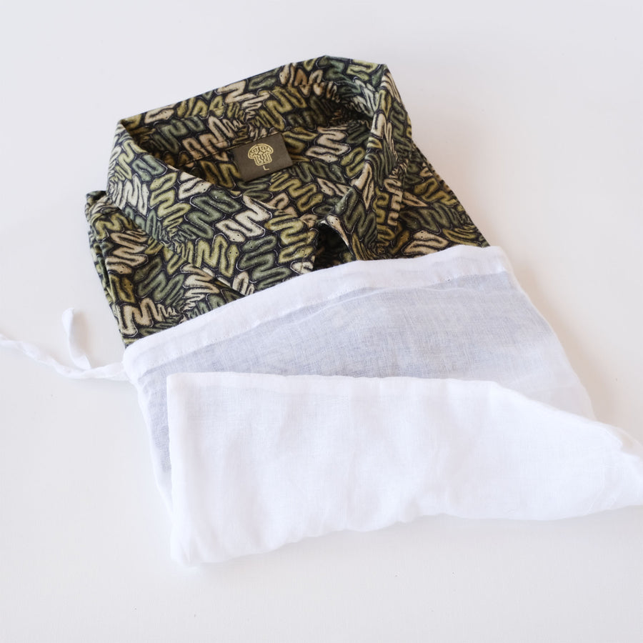 SNAXAGONS Half Sleeve Button Up Shirt - symbolika