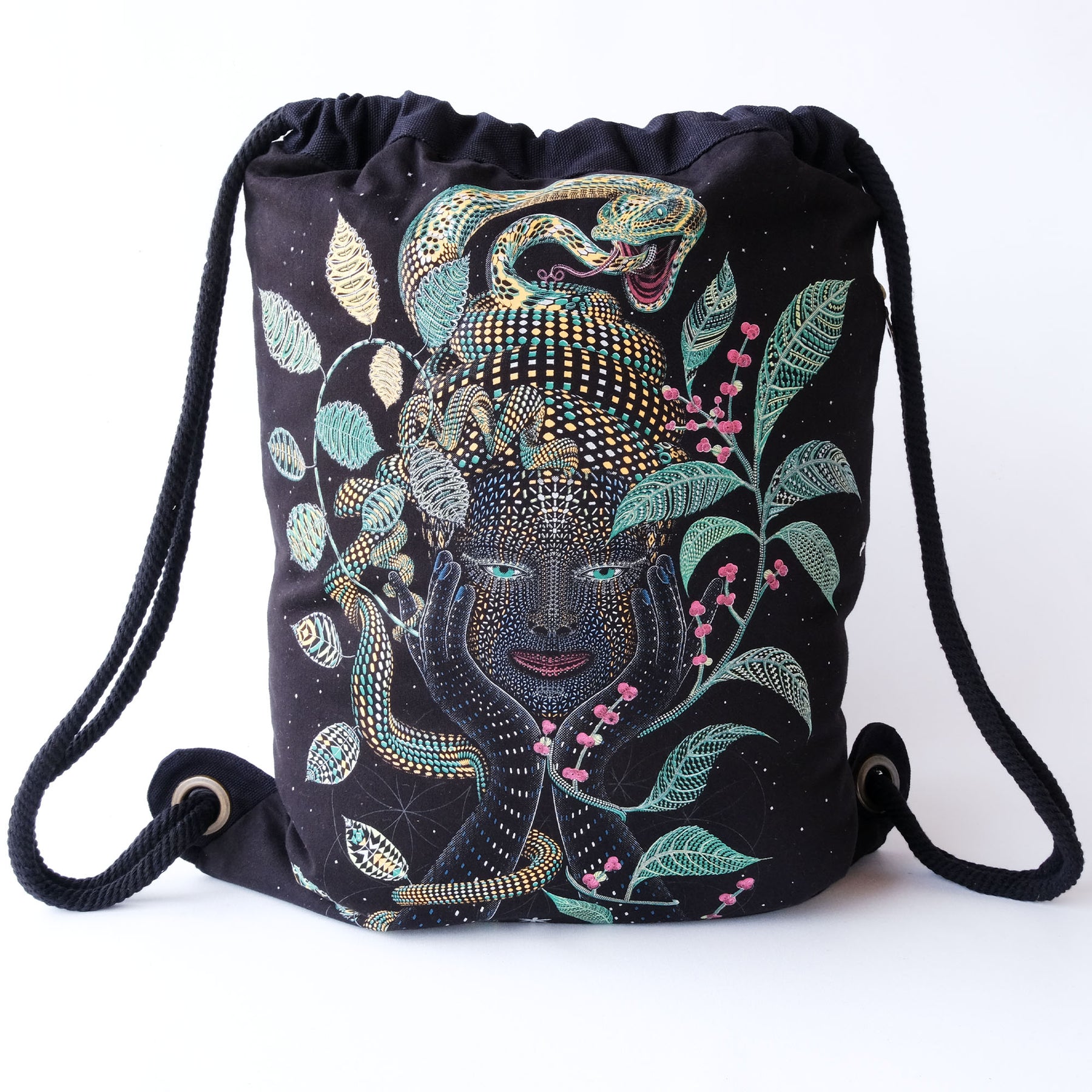 Aya Drawstring Bag Drawstring Bag - Image 2 by Symbolika