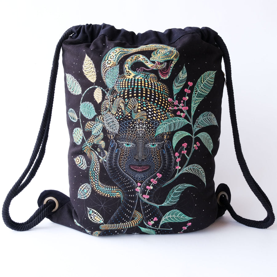 Aya Drawstring Bag Drawstring Bag - Image 2 by Symbolika