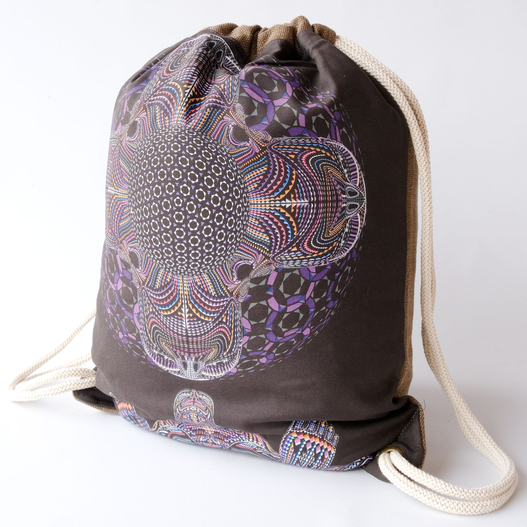 DMT HD Drawstring Bag — Psychedelic Mandala Art - Wearable Psychedelic Art by Symbolika