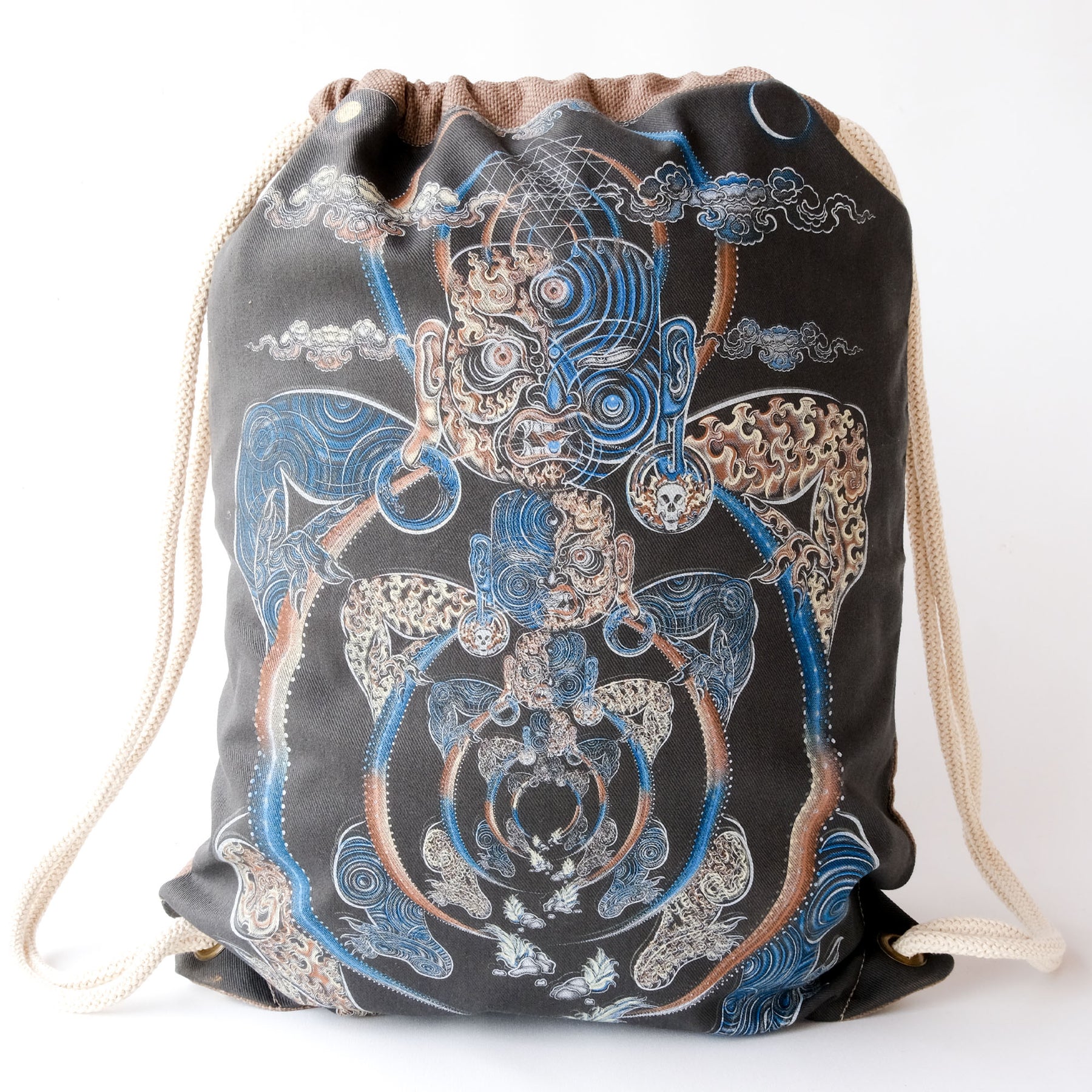 Yogabhoga Drawstring Bag - Wearable Psychedelic Art by Symbolika