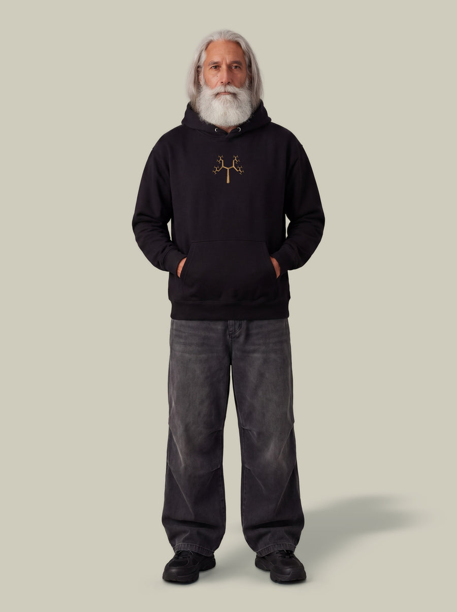 Fractal Tree — Black — man full