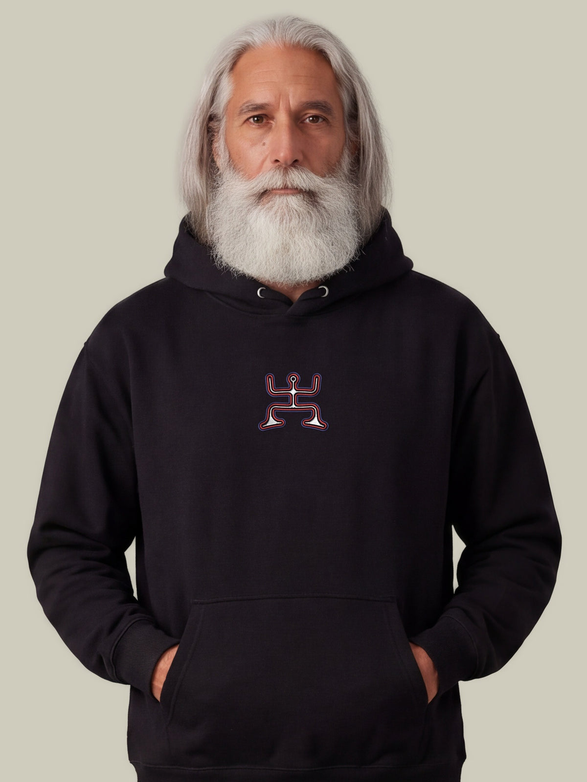 Psychedelic Party — Black — man bust