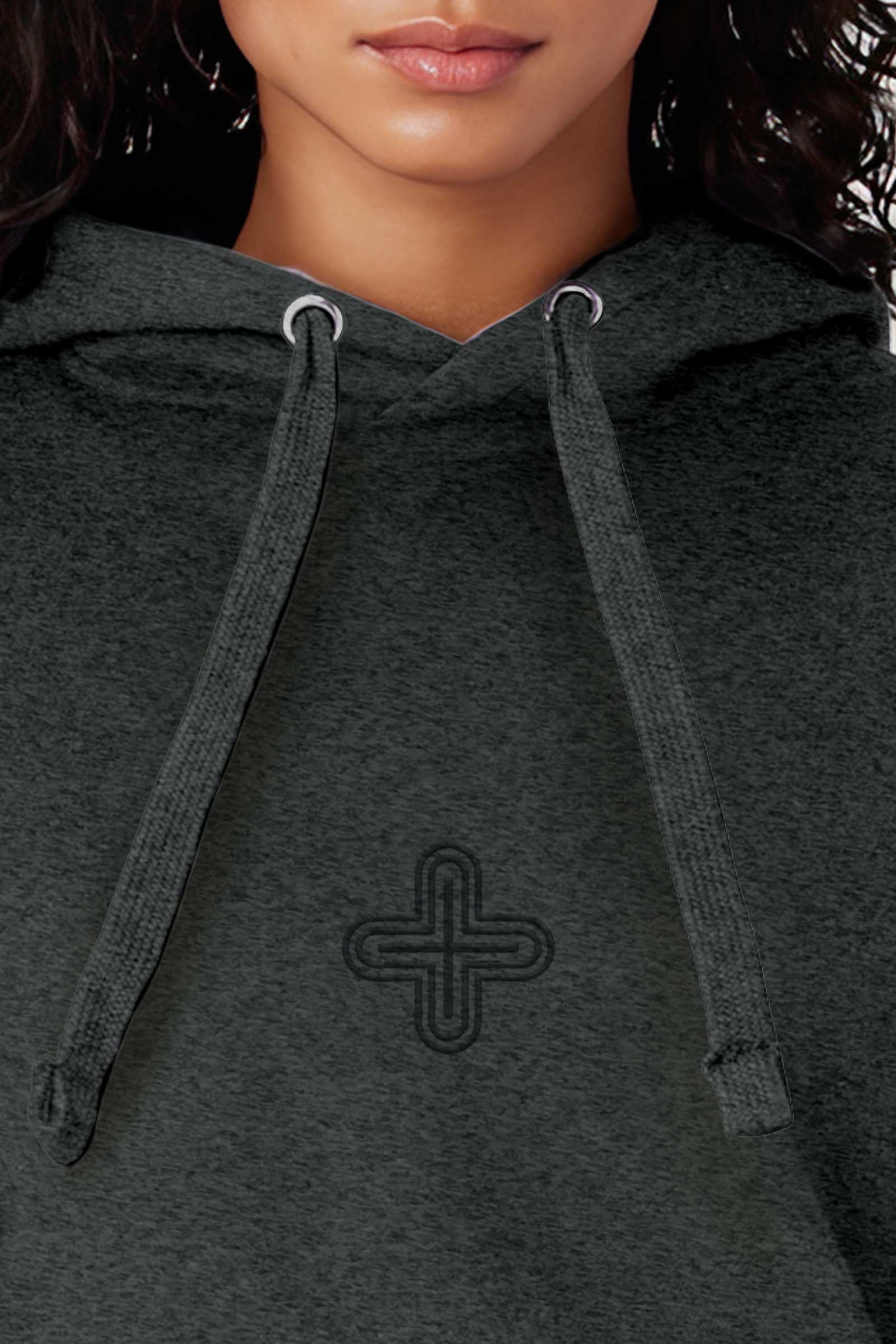 Plus Hoodie Black — Image 8 by Symbolika