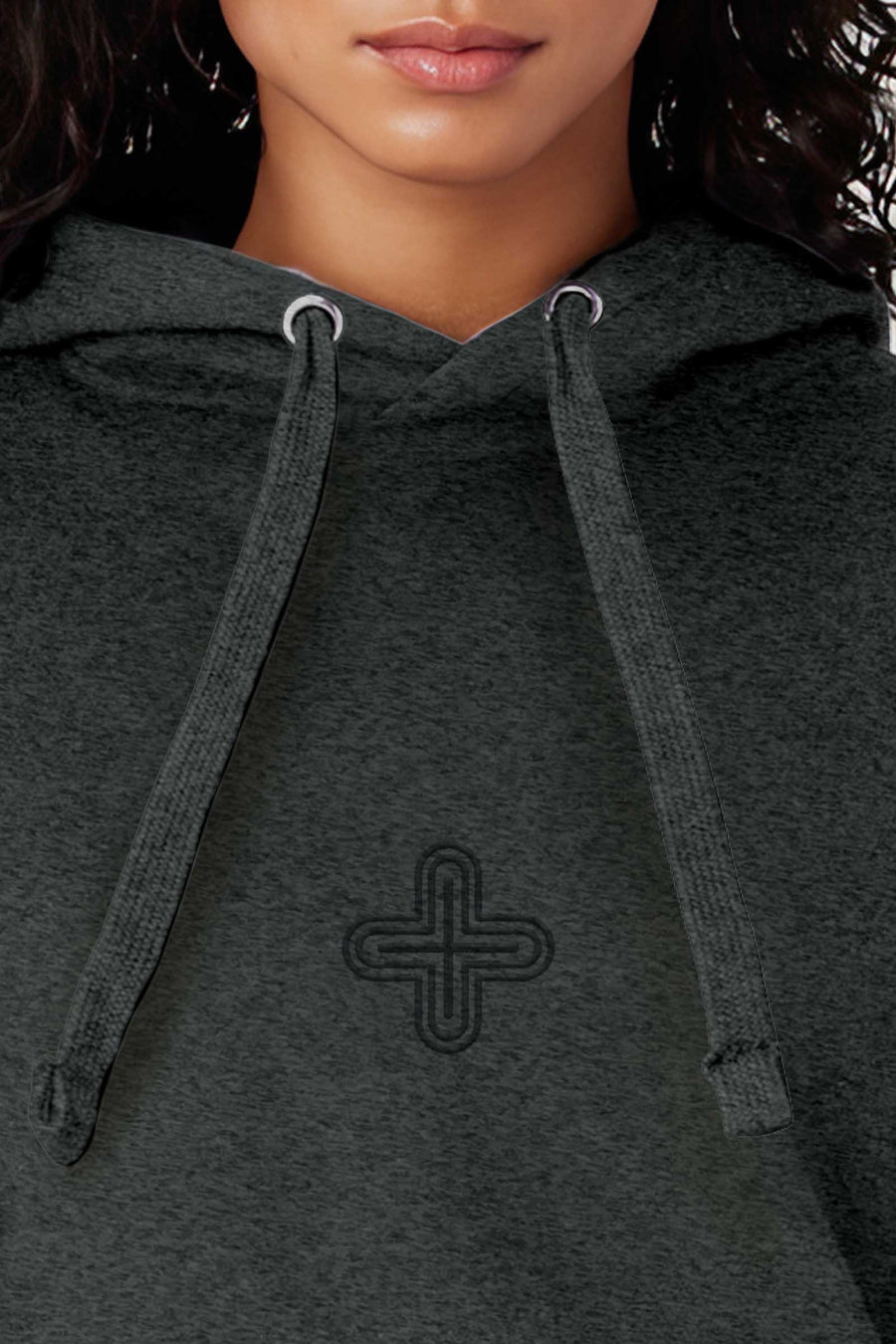 Plus Hoodie Black — Image 8 by Symbolika