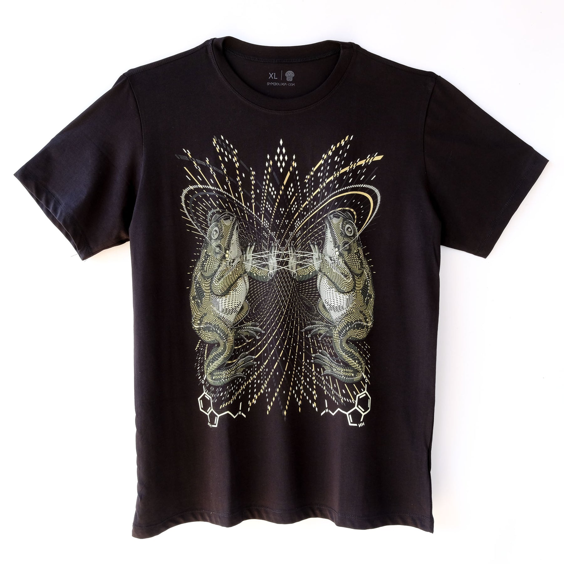 Bufo Alvarius T-Shirt Black — Image 5 by Symbolika