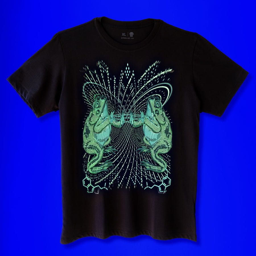 Bufo Alvarius T-Shirt Black — Image 3 by Symbolika