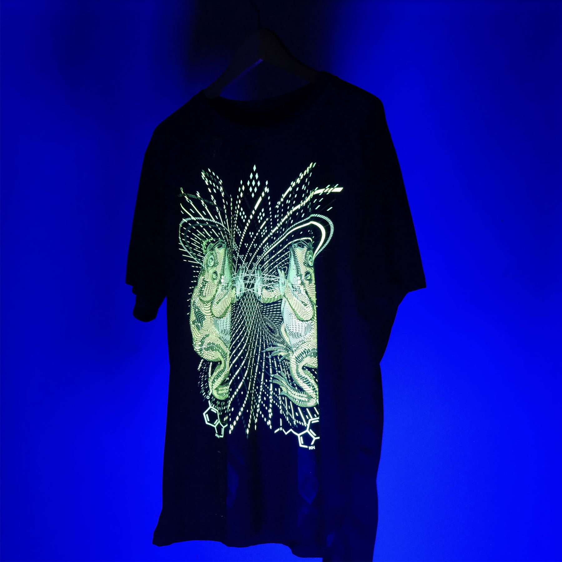 Bufo Alvarius T-Shirt Black — Image 6 by Symbolika