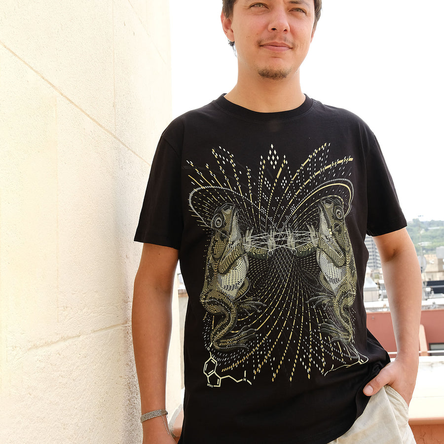 Bufo Alvarius T-Shirt Black — Image 11 by Symbolika