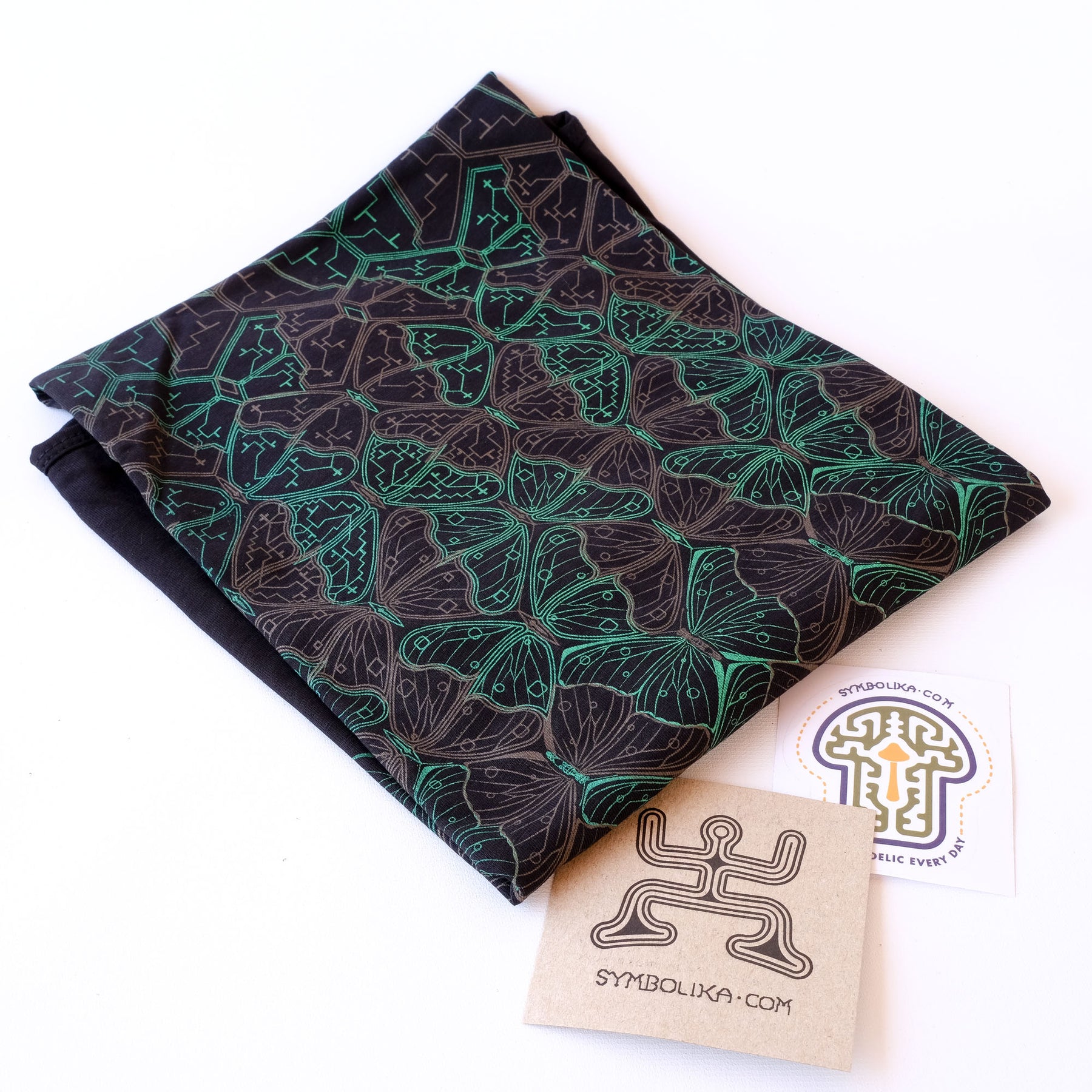 Butterfly Morph T-Shirt Black — Image 7 by Symbolika