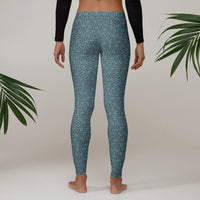 Harpy Greys Geometric Leggings - Monochromatic Tessellation