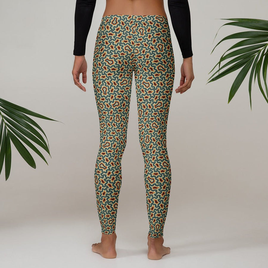 Leggings Geometric Pattern – Harpy Mexicana Glow - symbolika