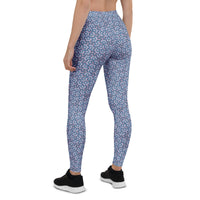 Leggings Geometric Pattern – Scales Lavender