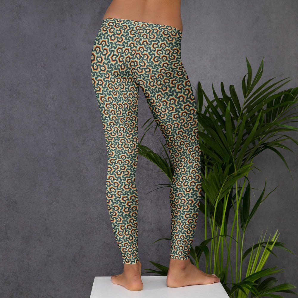 Leggings Geometric Pattern – Scales Mexicana Glow - symbolika