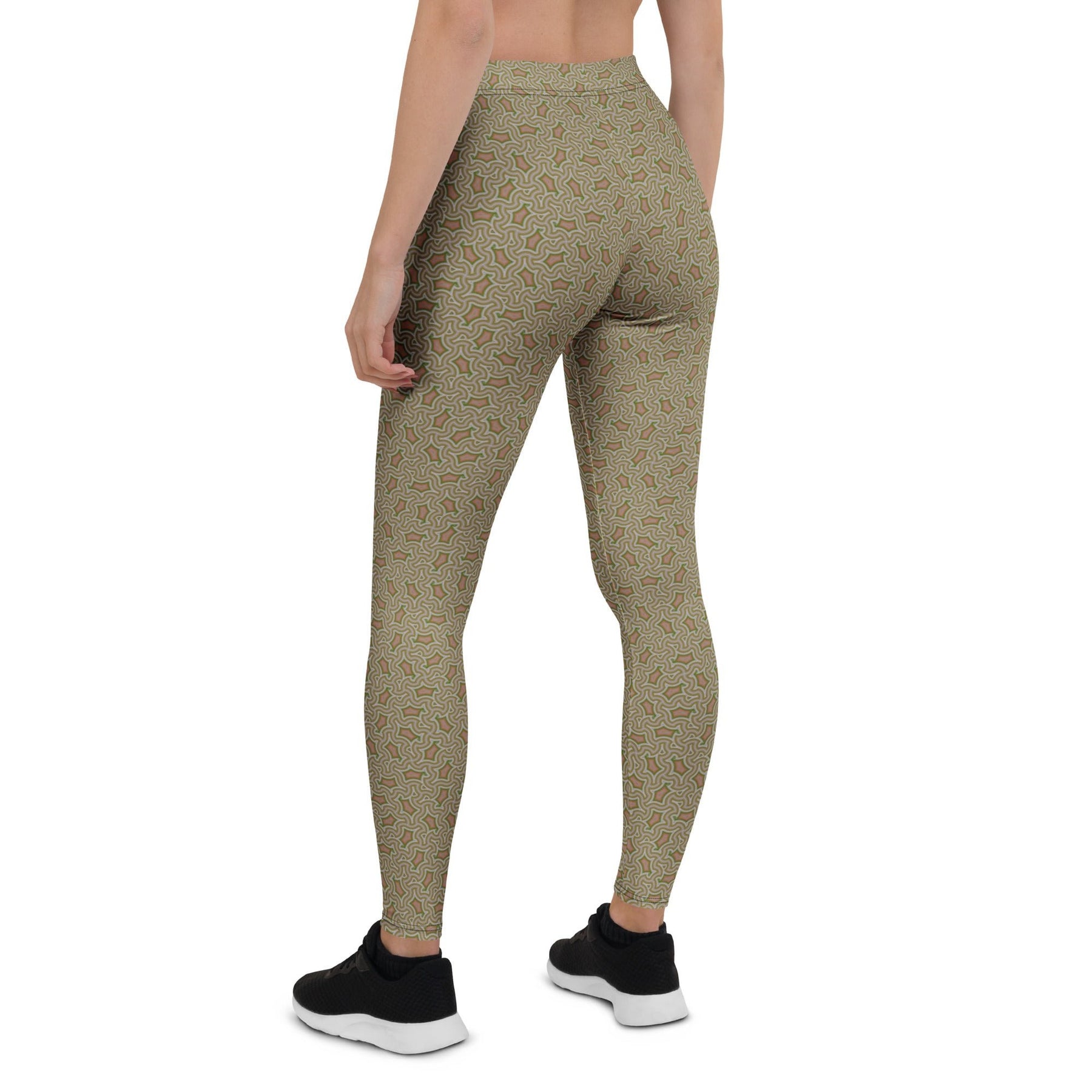 Leggings Geometric Pattern – Xolo Sand and Earth - symbolika
