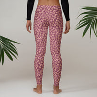 Leggings Geometric Pattern – Xolo Antique Pink