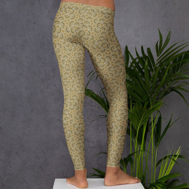 Leggings con estampado geométrico – Ramo Gris Tierra