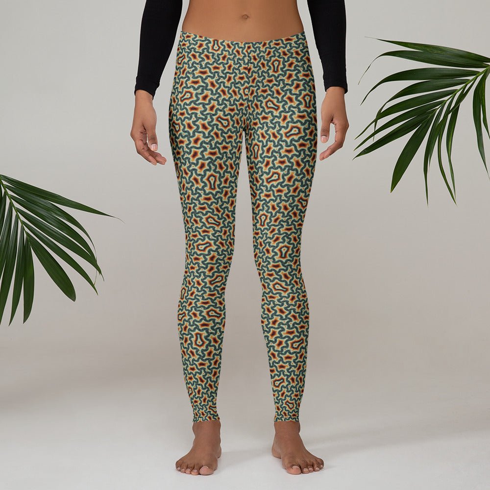Leggings Geometric Pattern – Harpy Mexicana Glow - symbolika