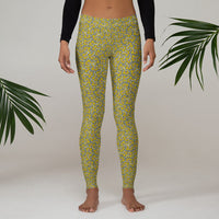 Leggings Geometric Pattern – Itzam Yellow