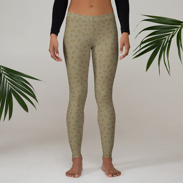Leggings Geometric Pattern – Xolo Sand and Earth