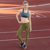 Leggings con estampado geométrico – Anjelic Haky