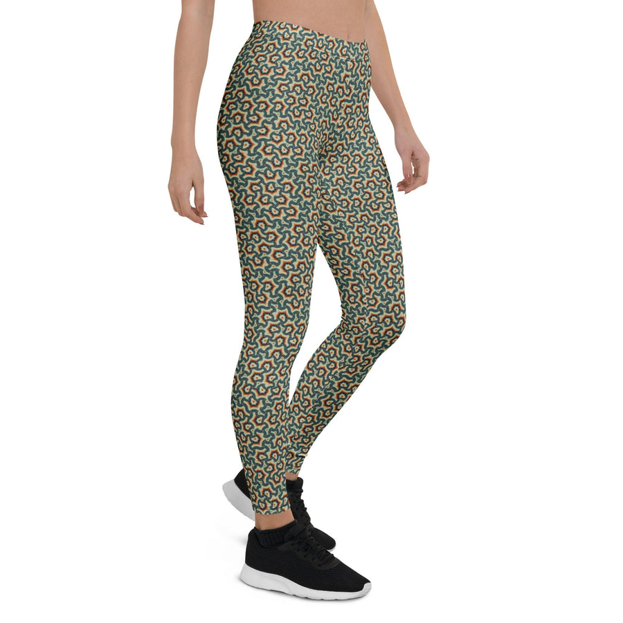 Leggings Geometric Pattern – Scales Mexicana Glow - symbolika