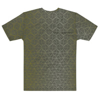 Tessellation Butterfly T-Shirt - Green Mathematical Pattern Design