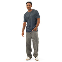 Camiseta de algodón para hombre con la metamorfosis de la mariposa shipibo