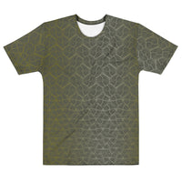 Tessellation Butterfly T-Shirt - Green Mathematical Pattern Design