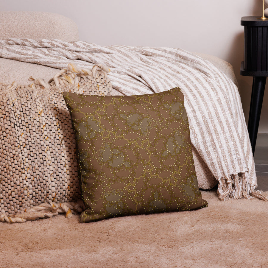 Pillow Geometric Pattern – Fauna Earth - symbolika