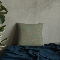 Almohada con patrón geométrico – Aurea