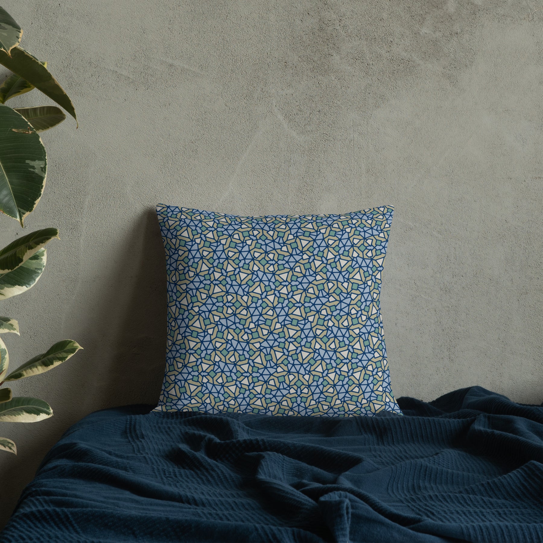 Pillow Geometric Pattern – Maya - symbolika