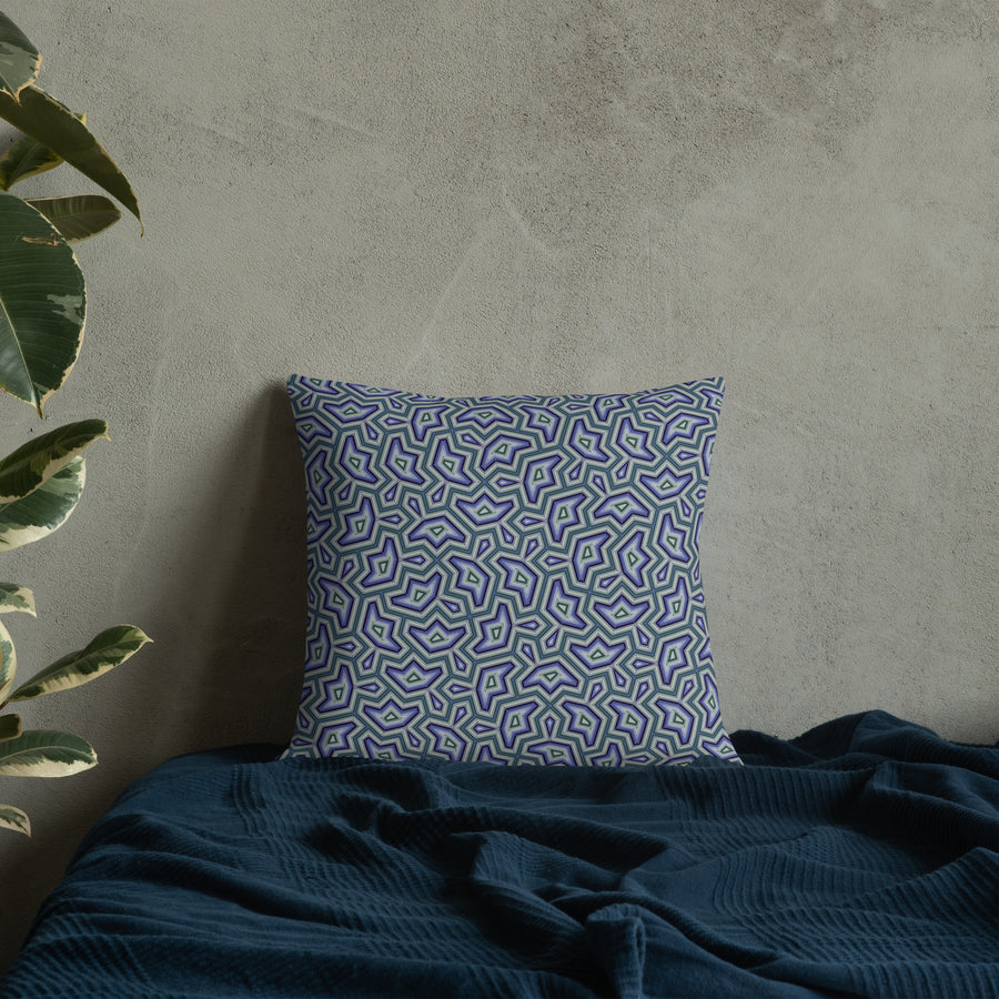 Pillow Geometric Pattern – Dynamika Aqua - symbolika