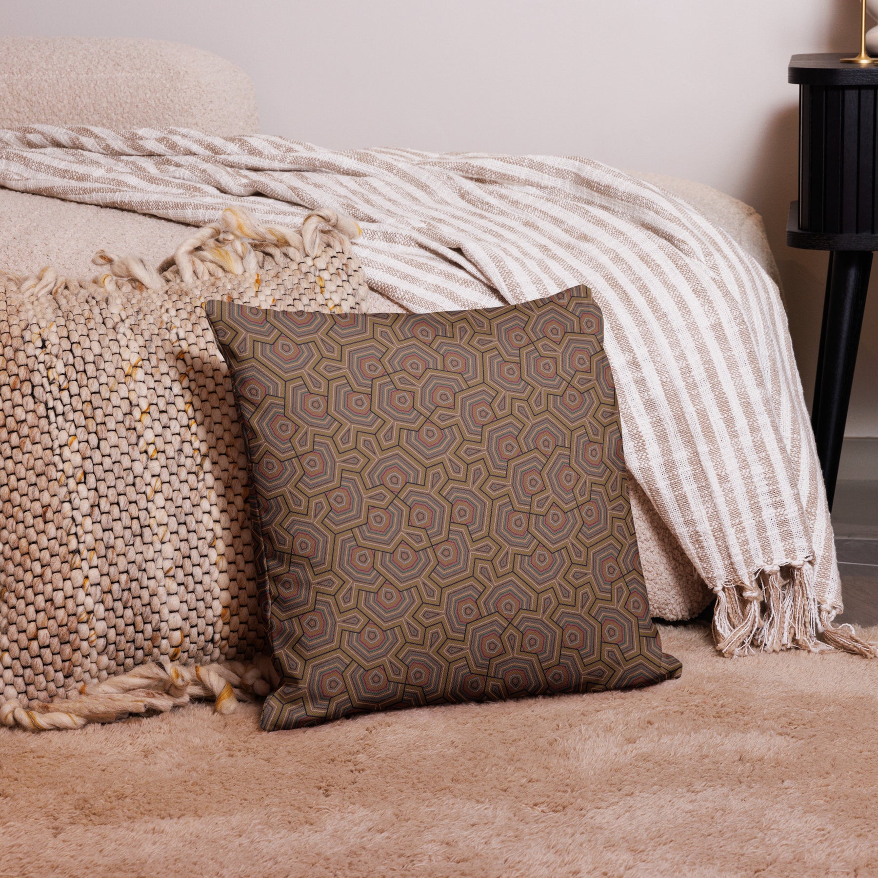 Pillow Geometric Pattern – Nadir - symbolika