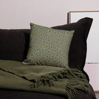 Almohada con estampado geométrico – Menta
