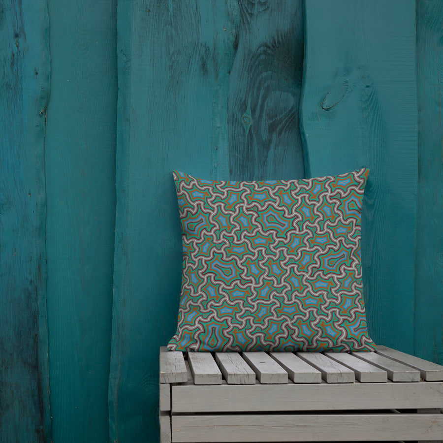 Pillow Geometric Pattern – Harpy - symbolika