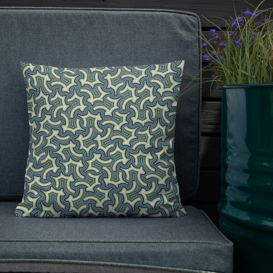 Pillow Geometric Pattern – Itzam - symbolika