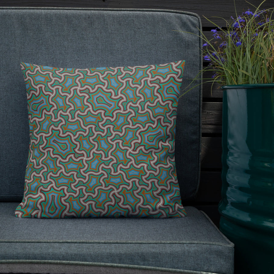 Pillow Geometric Pattern – Harpy - symbolika