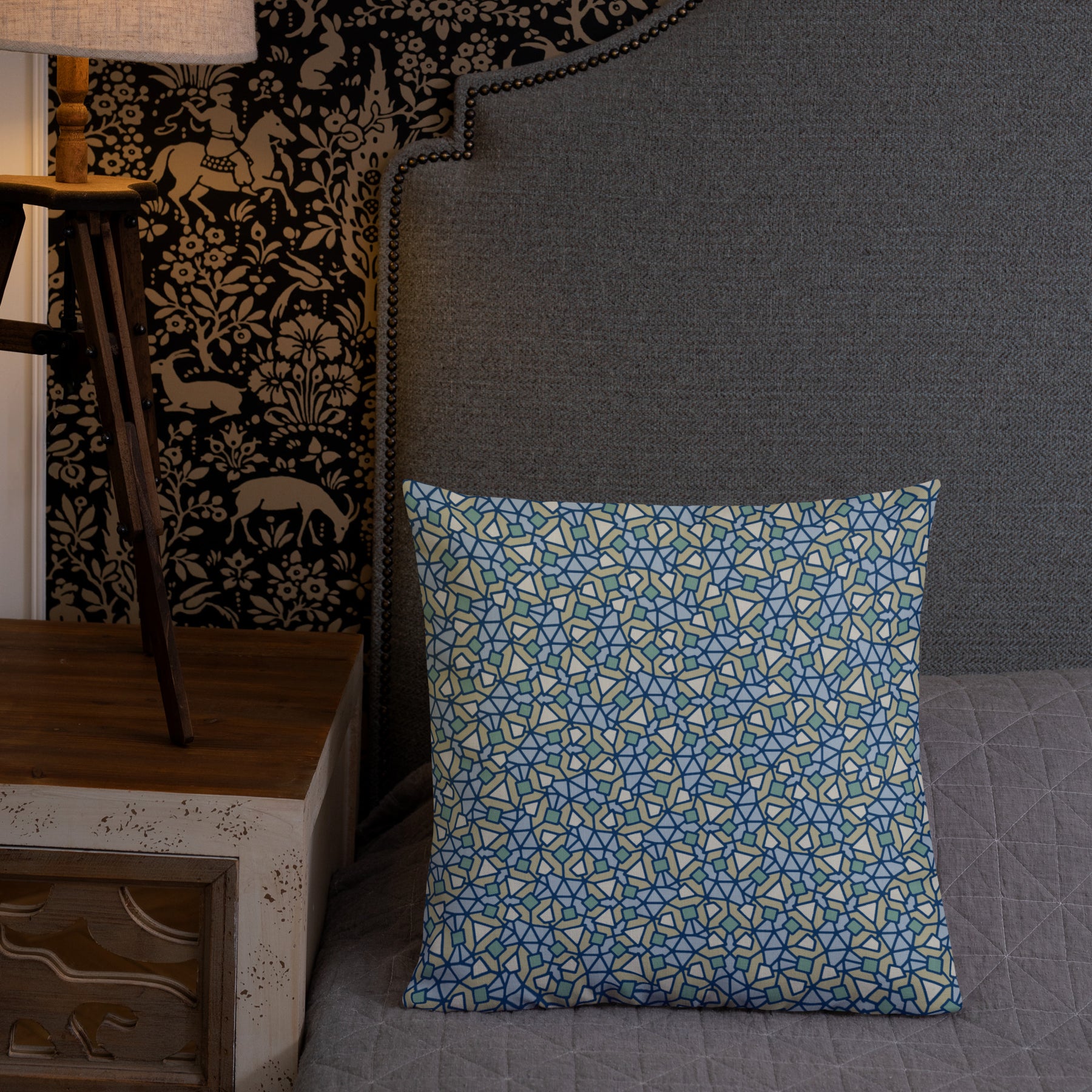 Pillow Geometric Pattern – Maya - symbolika