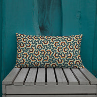 Pillow Geometric Pattern – Scales Exicana