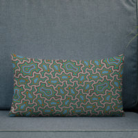 Patrón geométrico de almohada – Arpía