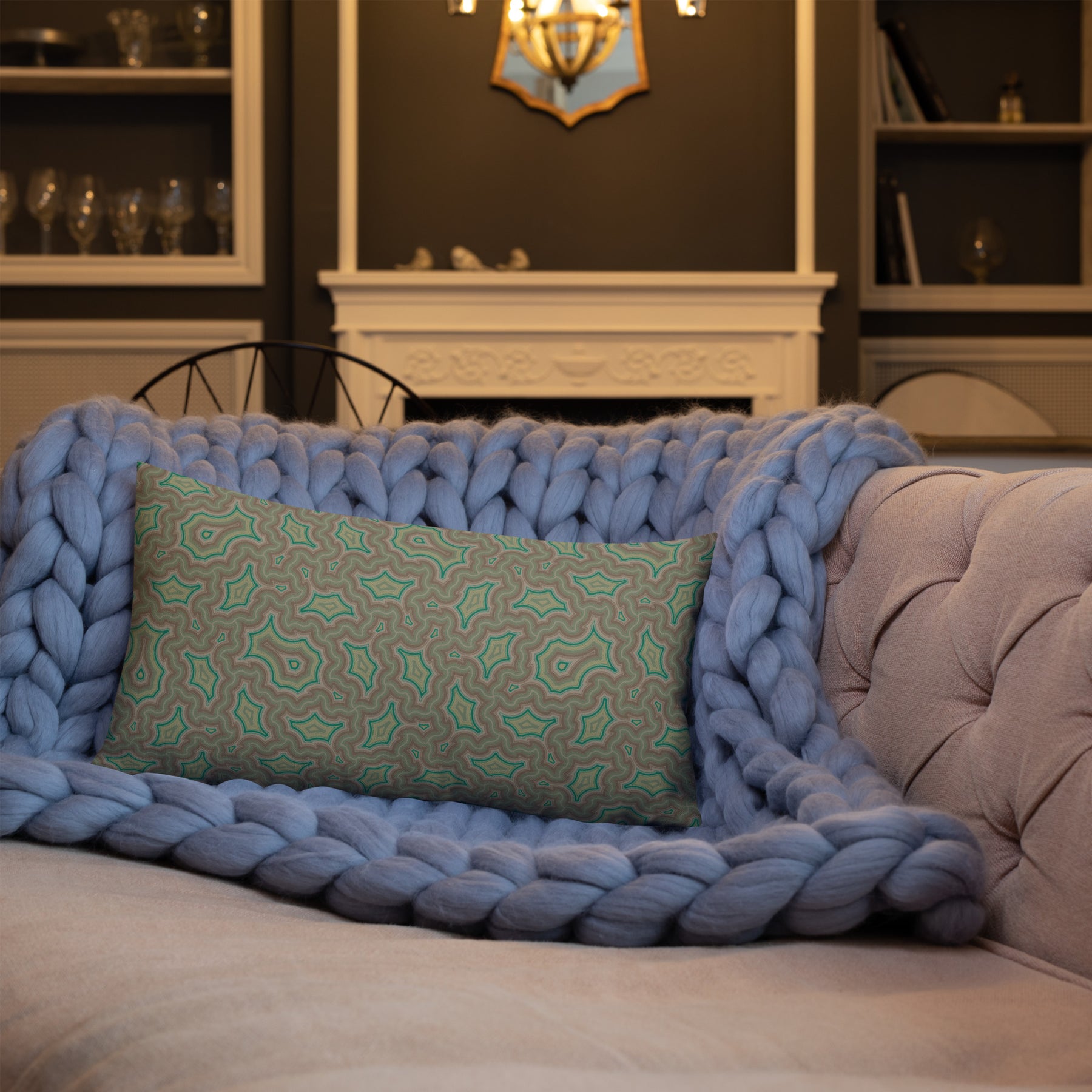 Pillow Geometric Pattern – Aurea - symbolika